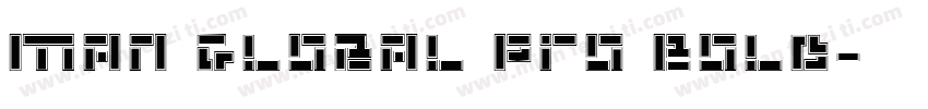 Man Global Pro Bold字体转换